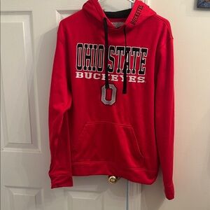 Ohio State Buckeyes Red Pullover Hoodie - Ohio State Varsity Authentic Apparel
